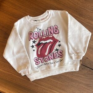 SOLD Zara - Rolling Stones Sweatshirt